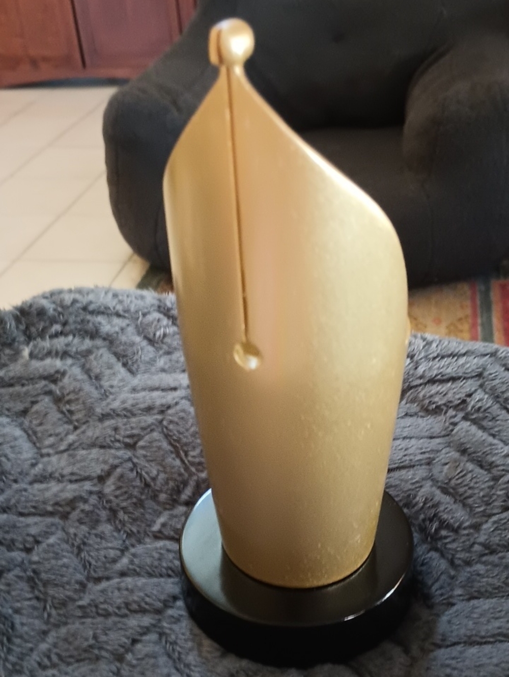 Gold Decorative Pen Holder - Home Accents